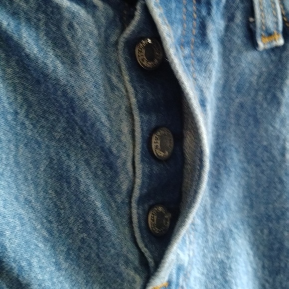 Levi's wedgie like New button fly raw hem size 29 jeans - Picture 6 of 12